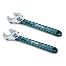 Dipping Handle European Style Adjustable Wrench 10" For Mechanics